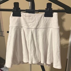 Hollister White Skater Skirt